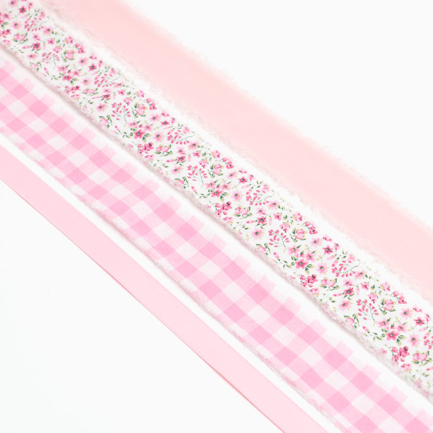 Ballon jumbo 60 cm pastel floral blanc et Vichy Rosa sans personnalisation