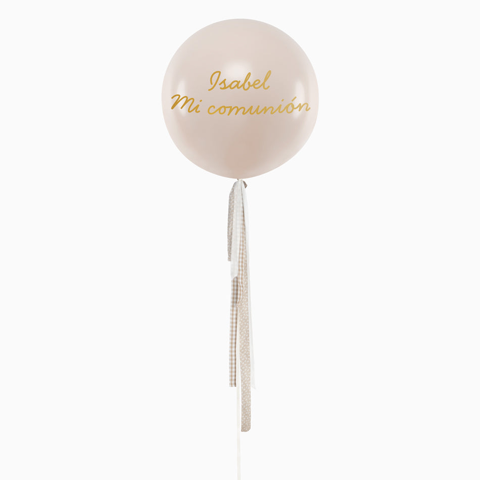 Jumbo Globo 60 cm nudo vichy e floreale nudo nudo oro nudo