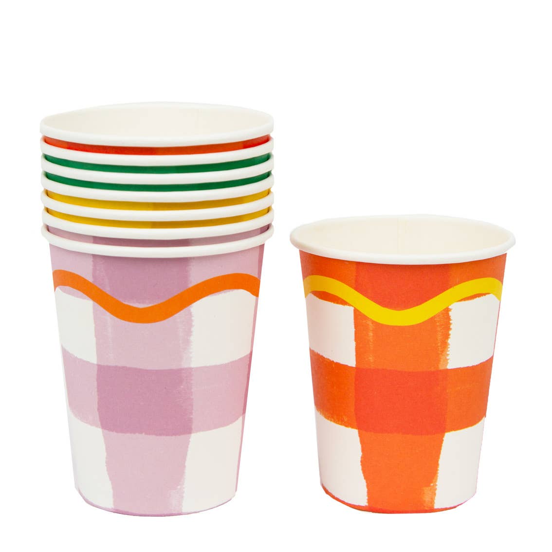 Vasos Estampado Vichy