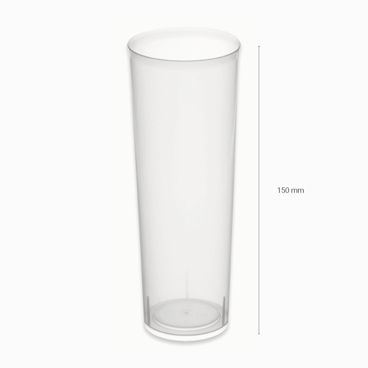 300cc transparent tube glass