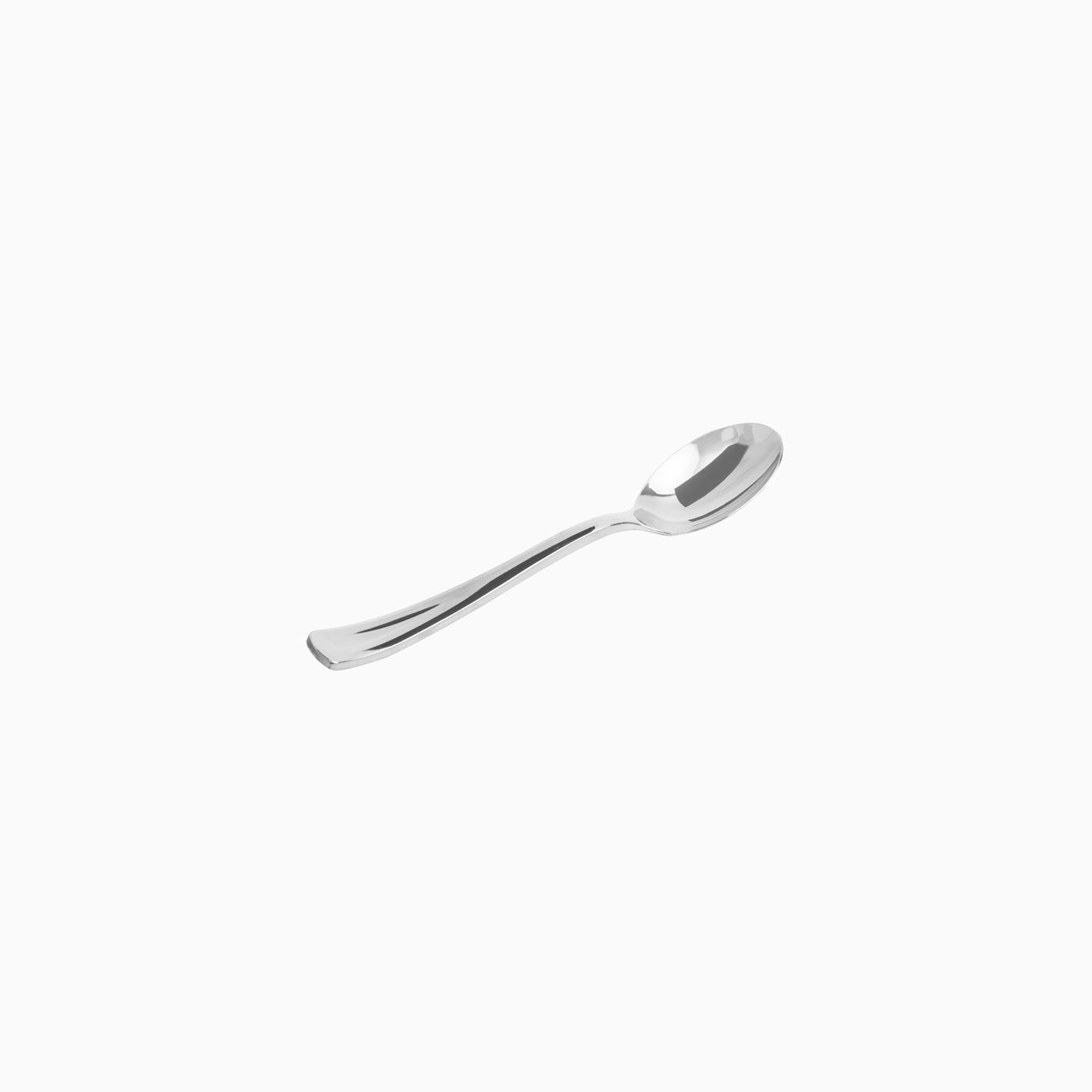 Teaspoon reusable tasting silver