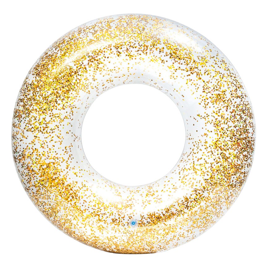 Gold glitter float