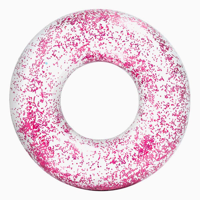 Float glitter rosa