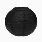 Papier moyen de la lampe de sphère Ø35 cm noir