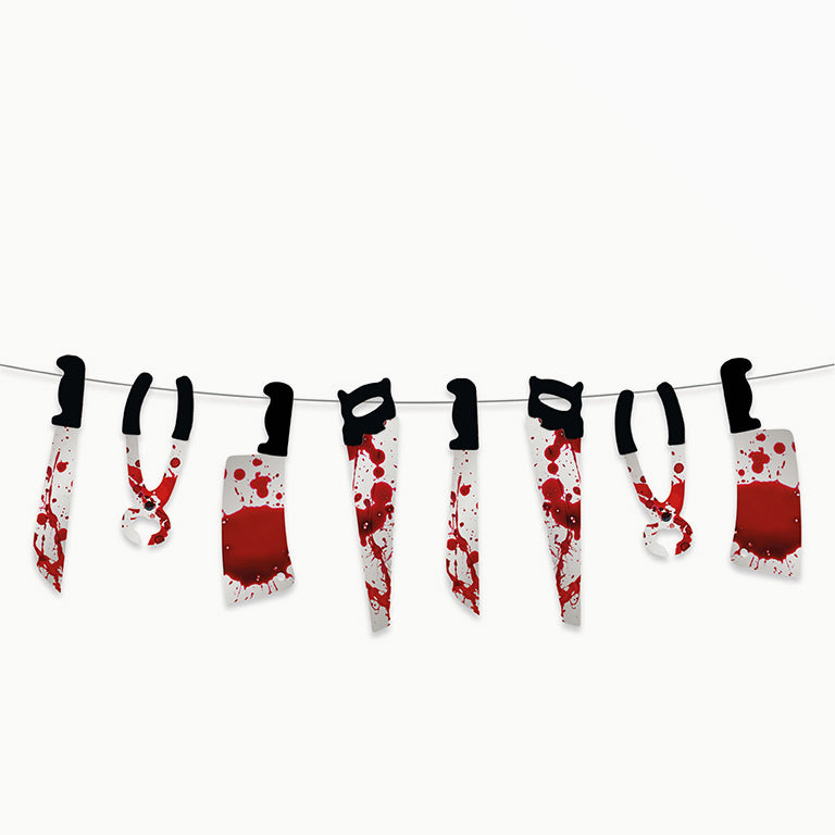 Guirnalda Halloween Blood Messer 3 m