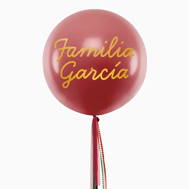 Jumbo 60 cm roter Ball mit Familie Winil Gold