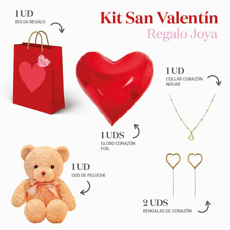 San Valentines Schulbärengeschenk -Kit