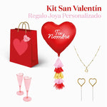 Personalisierte Geschenkset San Valentine Herz