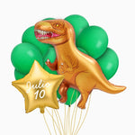 Set Globos Foil Dinosaurios T-Rex XL Personalizado Nombre y Edad