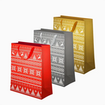 Bolsa Regalo Mediana Navidad 26 x 10 x 32 cm Bordado