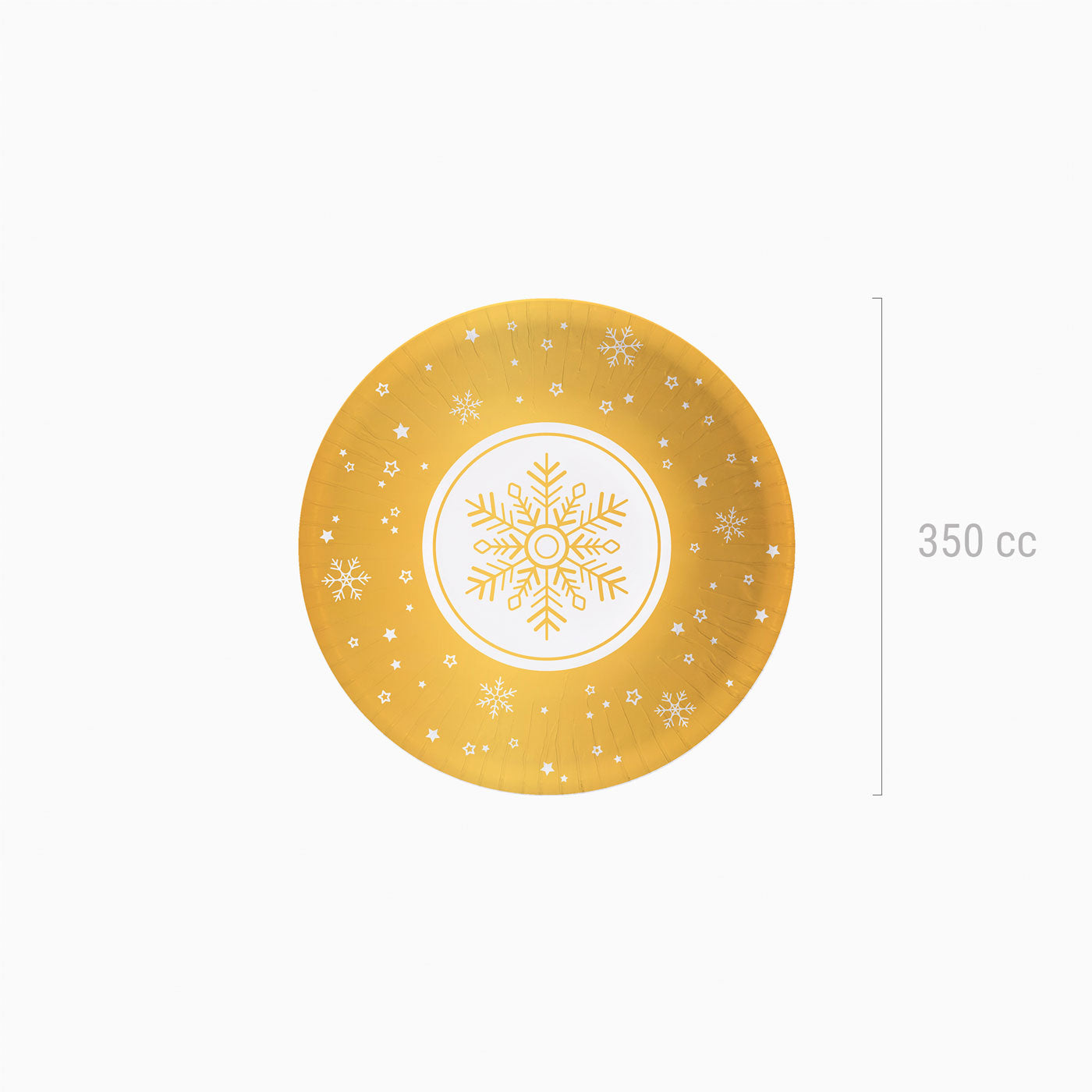 BOLA ROUND BOLA 350 CC SNOW CAPO GOLD AND WHITE