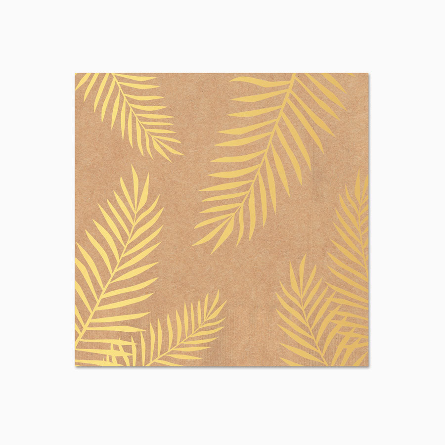 Servilletas Papel Natural Palmera 33x33 cm