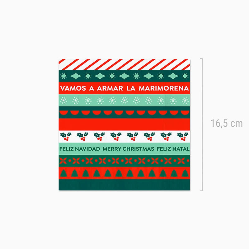 Nordic Christmas paper napkins