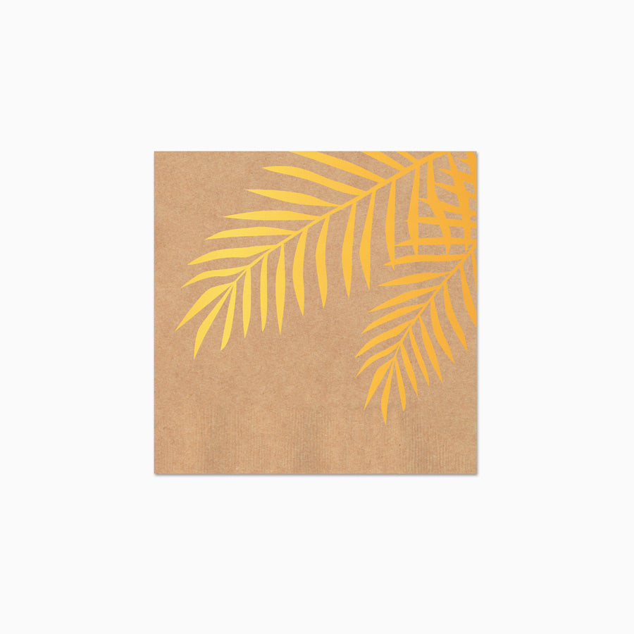 Natural paper napkins 25x25 cm