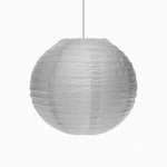 Mini lampada sfera di carta Ø25 cm argento
