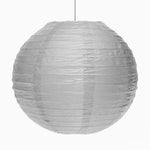 Lampada grande carta grande Ø40 cm in argento
