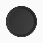 Round flat cardboard Ø20.5 cm black