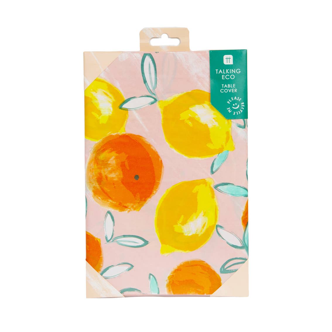 Lemon and orange tablecloth