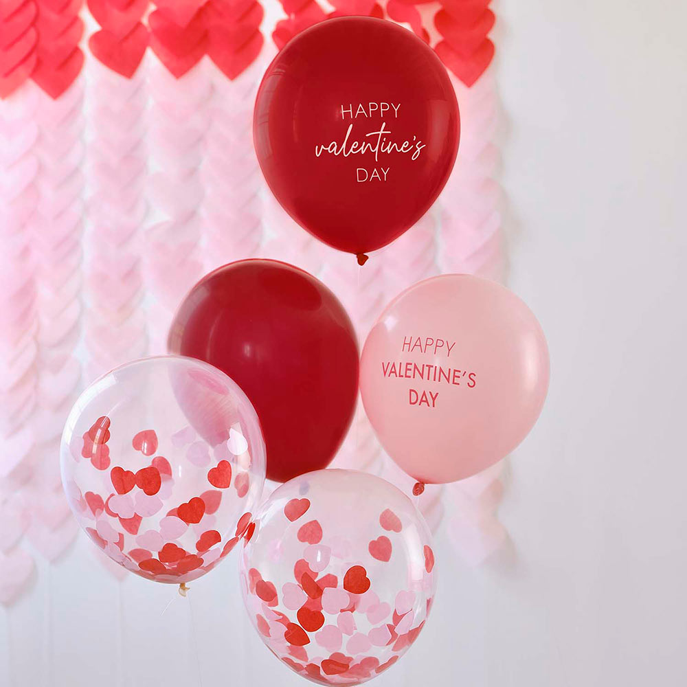 Set balloons Valentine Latex