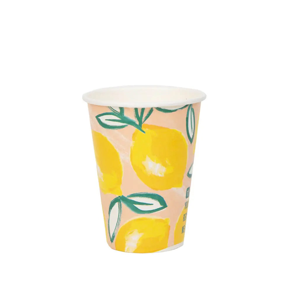 Vasos Limón y Naranja