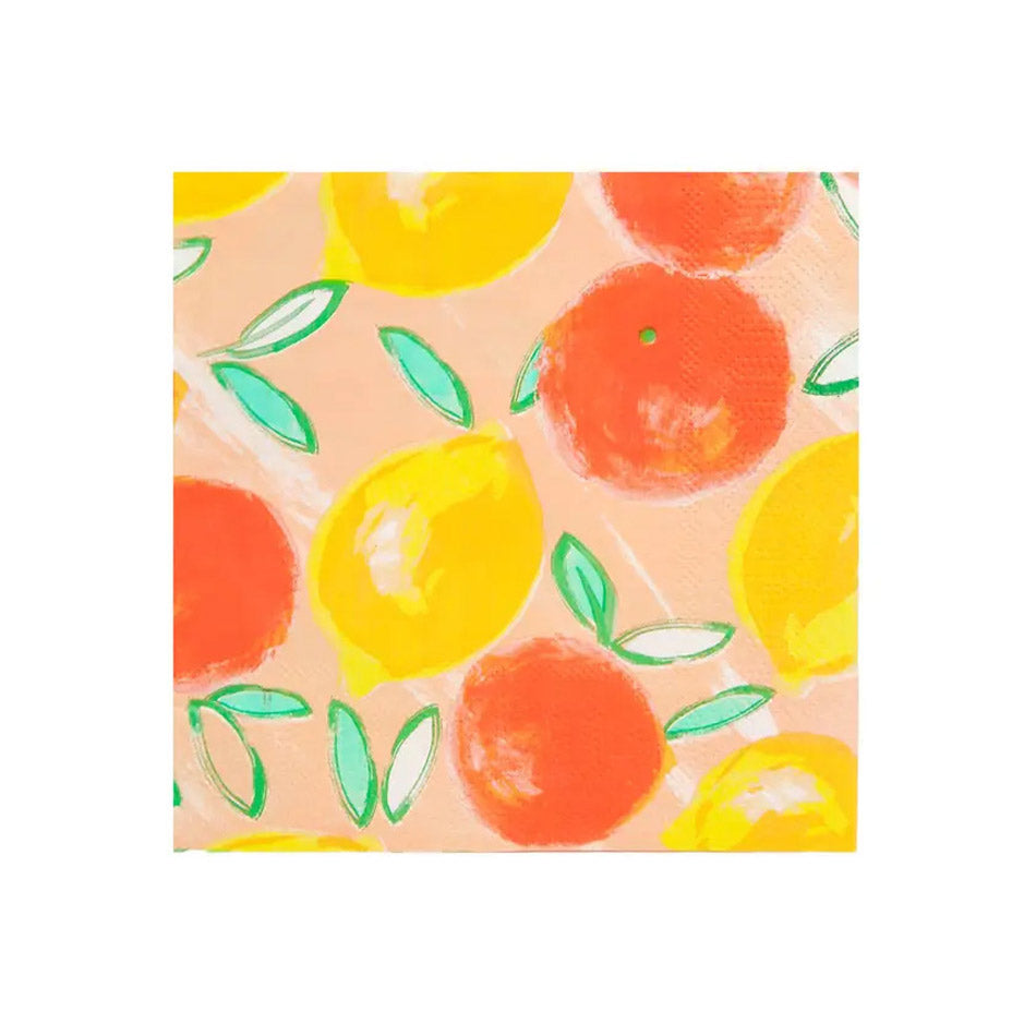 Lemon and orange napkin