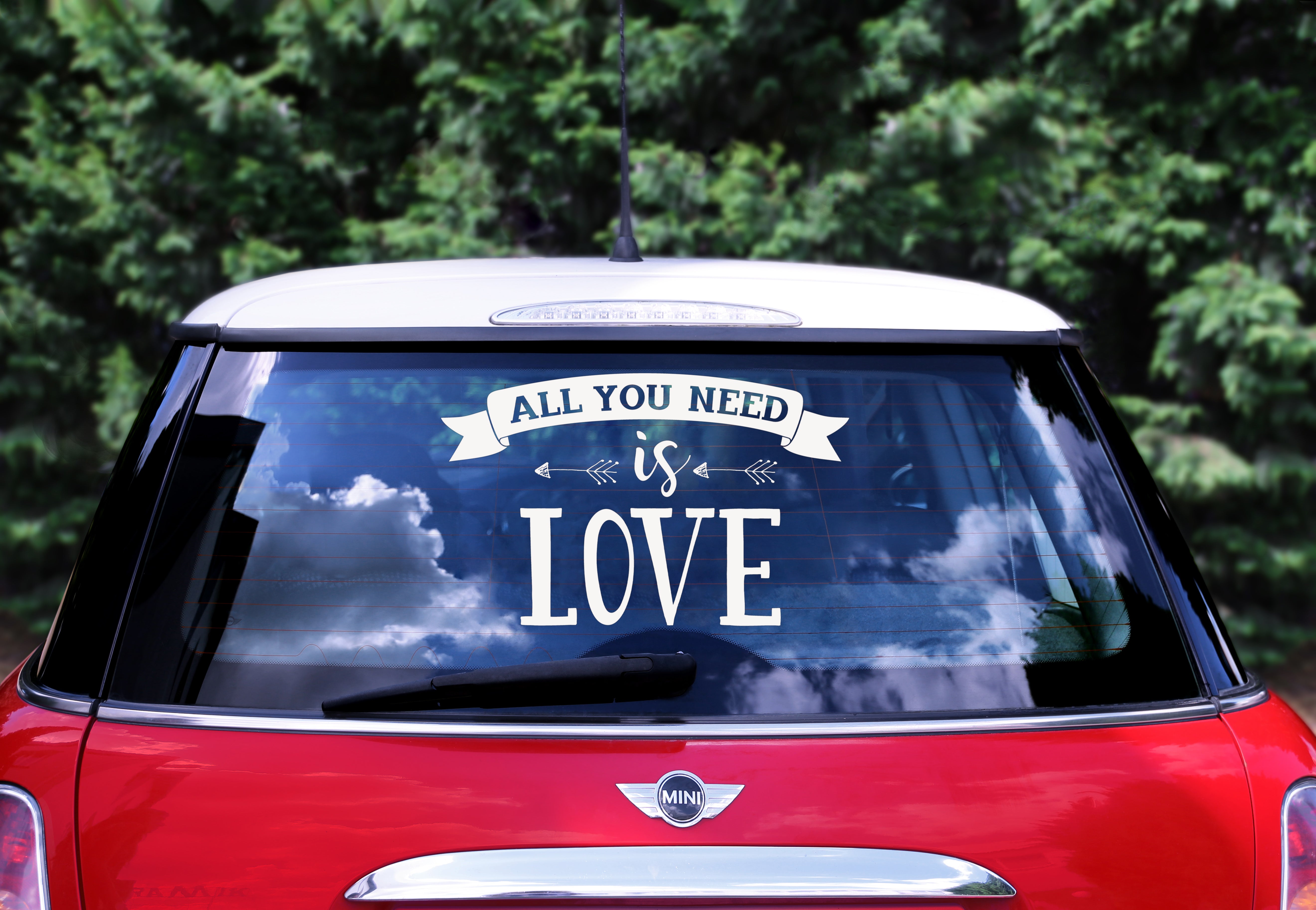 Adhesivas Coche "All you Need is LOVE"