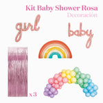 Babyparty Rose Umwelt Dekoration Kit