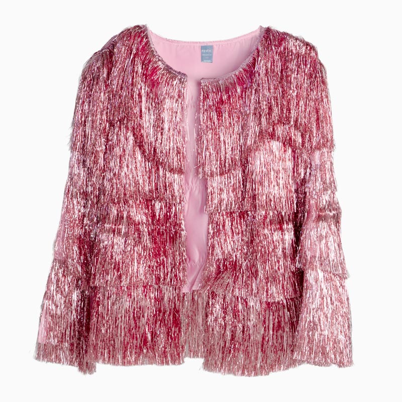 Pink fringes jacket