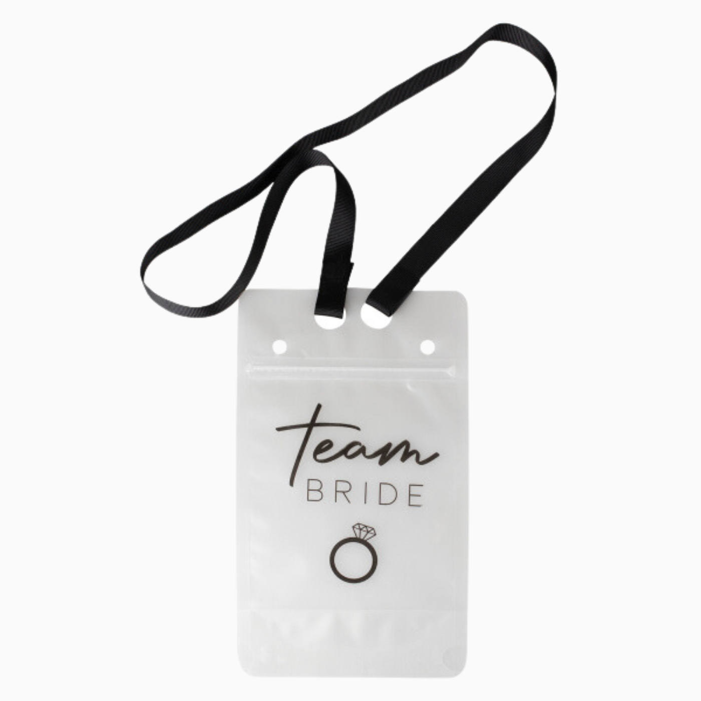 "Team Bride" drinking bag