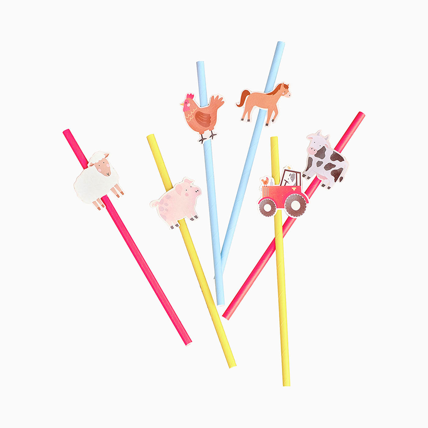 Farm cardboard straws