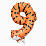 Foglio tigre globo numero 9