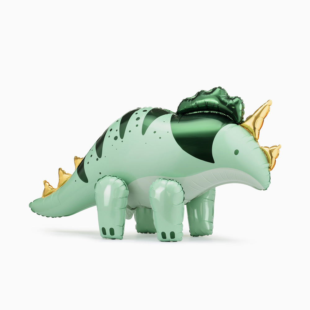 Globo Foil Dino Triceratops Verde