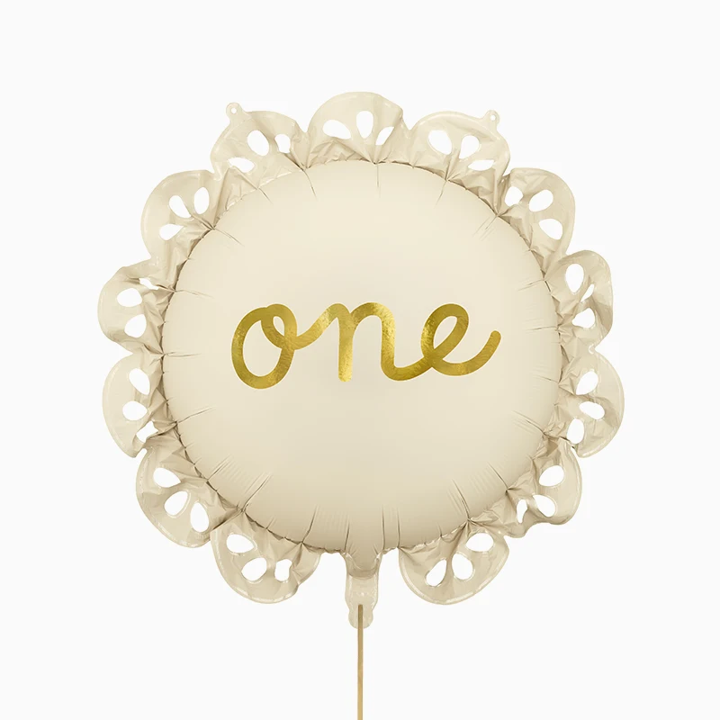 Globo Foil Redondo One Beige