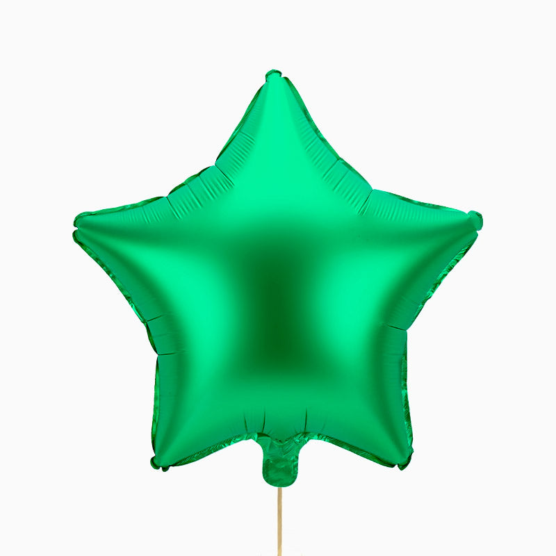 Globo Foil Estrella Mate 48cm Verde