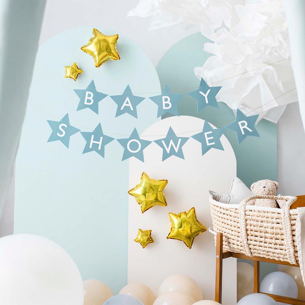 GUIRNALDA ESTRELLA BABY SHOWER BLUE Paste