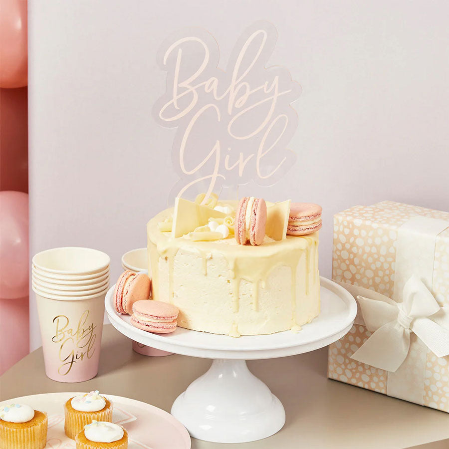 Topper Cake "Baby Girl"