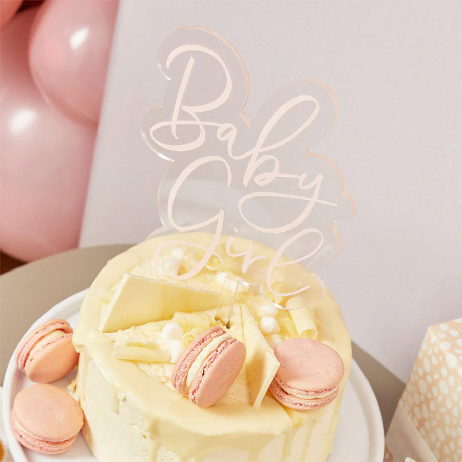 Topper Cake "Baby Girl"