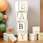 Cubi di decorazione del baby dorado