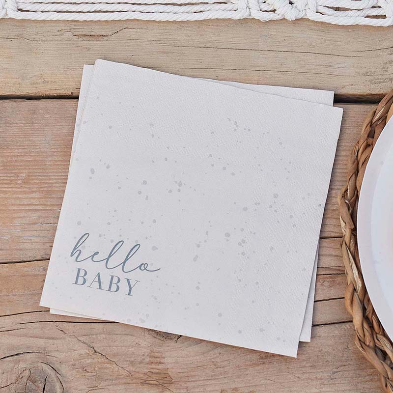 Papel "Hallo Baby" Papier Servietten