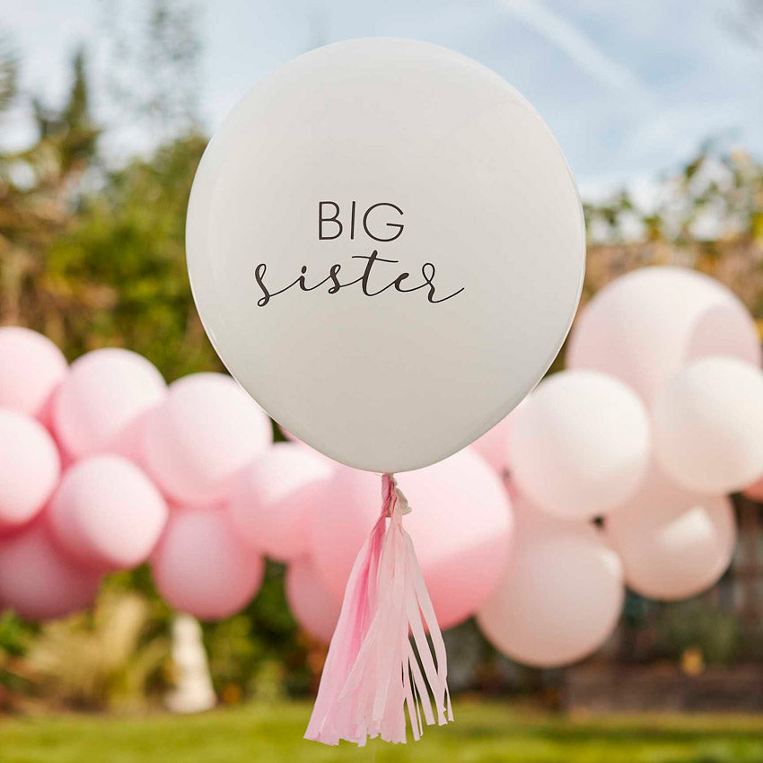 Globo Jumbo 'Big Sister' Blanco