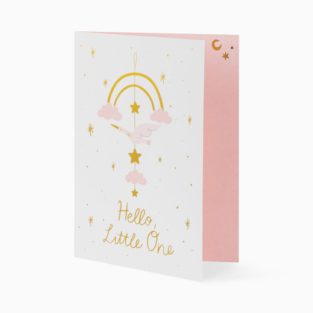 "Hello little" card card