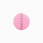 Bola Honeycomb Papel Ø10 cm Rosa Pastel