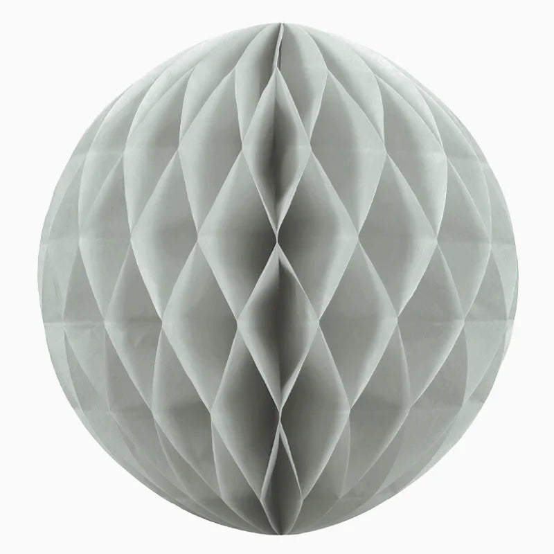 Bola Honeycomb Ø30cm Papel Gris