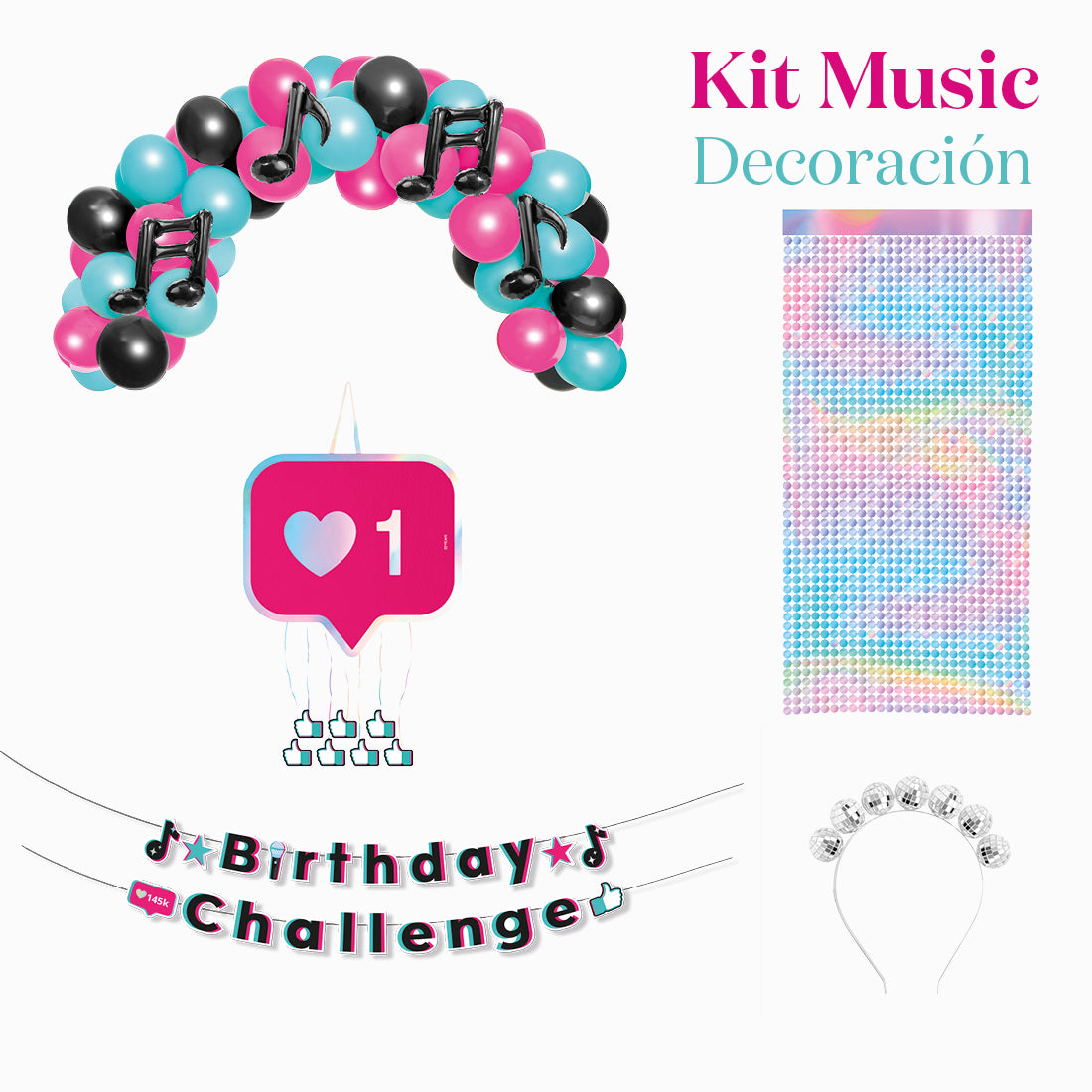 Kit di decorazione ambientale musicale