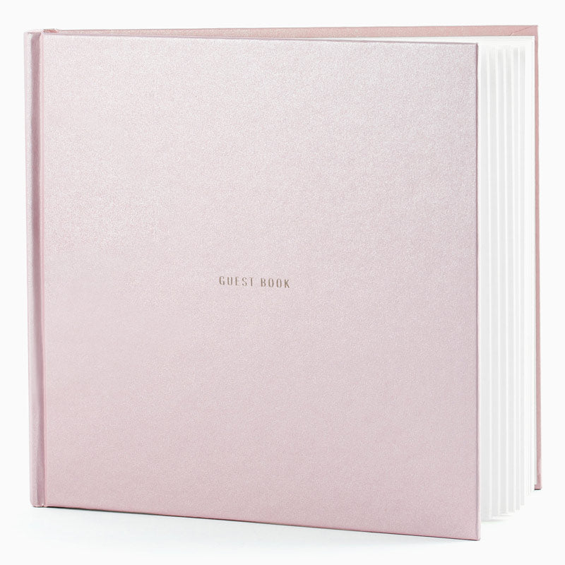 Libro Firmas "Guest Book" Rosa