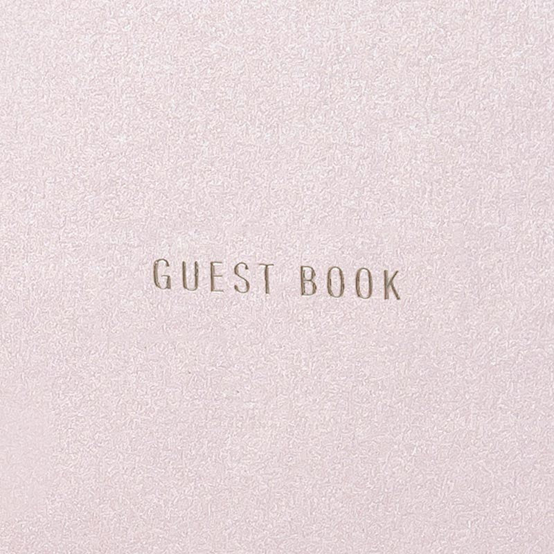 Libro Firmas "Guest Book" Rosa