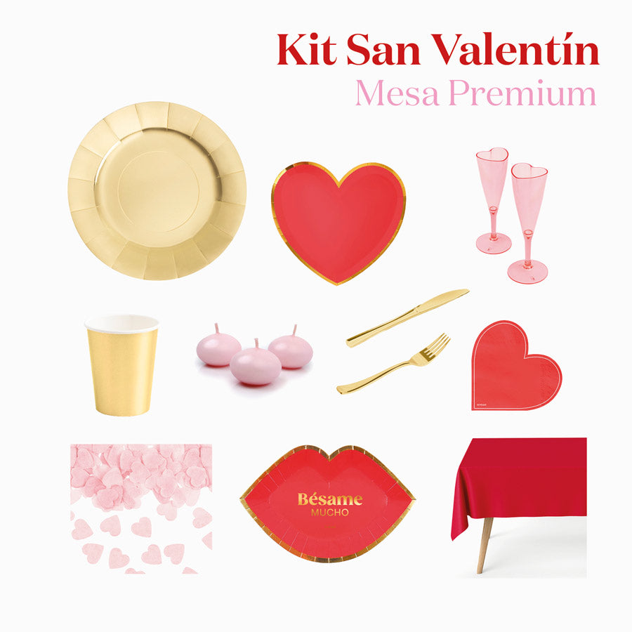 Il kit da tavolo premium di San Valentino