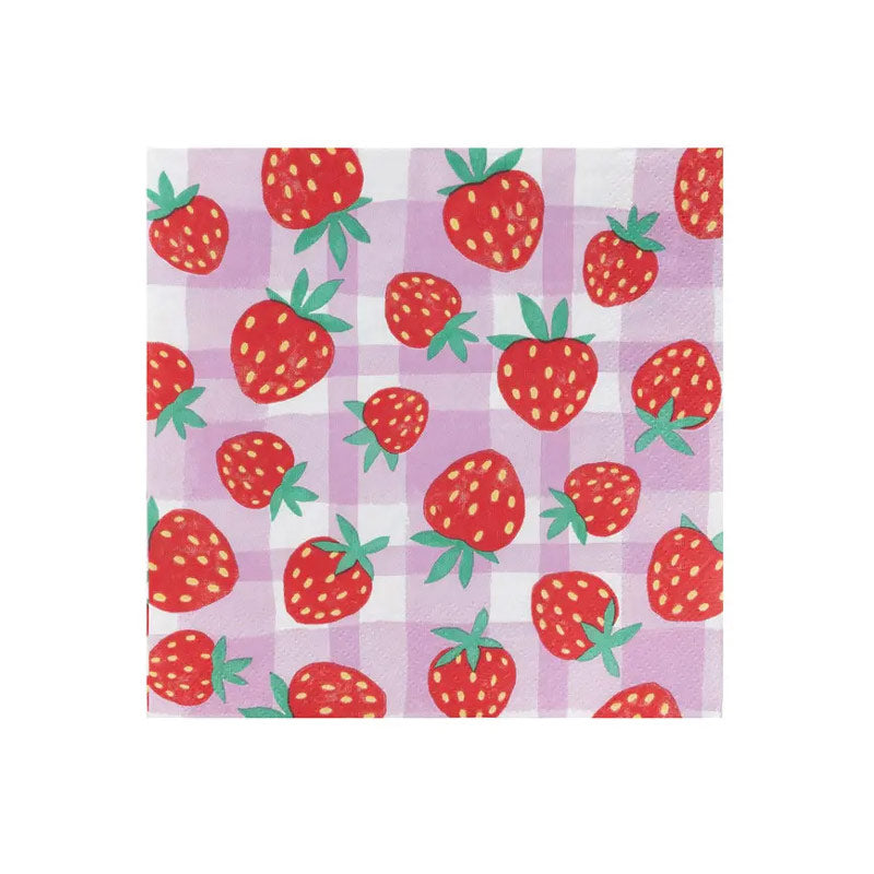 Strawberry napkins