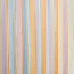 Pastel colored paper curtain