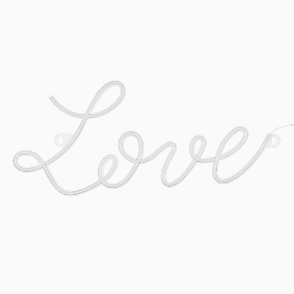 Neon Led Grande "Love" Blanco